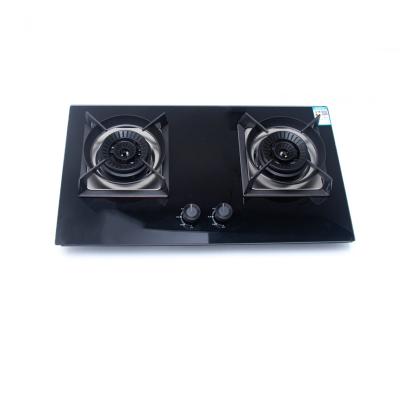 China Outdoor Hotel Tempered Glass Power Burner Dual Draft Fully Gas Cooktops for sale