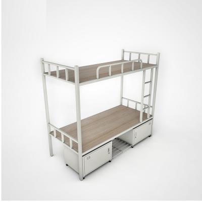 China High Quality Modern Student Metal Bunk Bed Dormitory With Drawers And Bed Mattress For School for sale