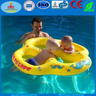 China Inflatable Twin Float Pool Seat Double Swim Seat Inflatable Twin Pool Float Double Pool Seat for sale