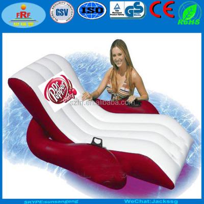 China Inflatable Recliner Floating Lounge, Inflatable Lounger Recliner Floating Inflatable Floating Lounge for sale