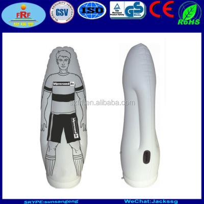 China PVC Inflatable Footballer Dummy Inflatable Soccer Player Mute , Inflatable Soccer Training Mute for sale