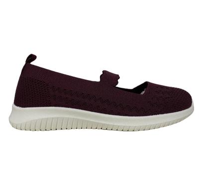 China 2021 fashion trend factory price wholesale fly knit injection upper casual urban walking shoes for women for sale