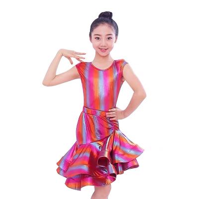 China Can Customize New Performance Fashion Kids Dance Skirts Girls Latin Dresses for sale