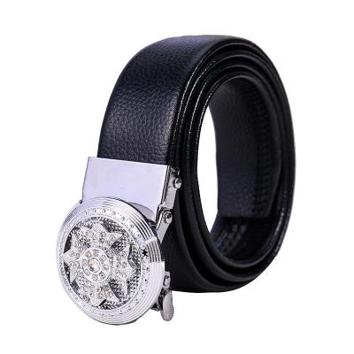 China 2021 New Vintage Vintage Casual Adult Automatic Buckle Belt Business RS139 Men's Casual Pants Waist Belt for sale