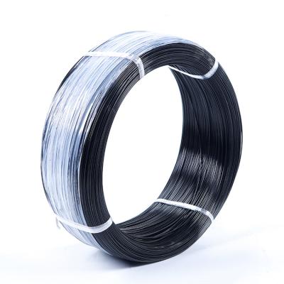 China Surface Soft Rubber Plastic Coated Wire Rope / Strong Load Bearing / Good Flexibility Wholesale Stainless Steel Wire Rope Ferrule Black for sale