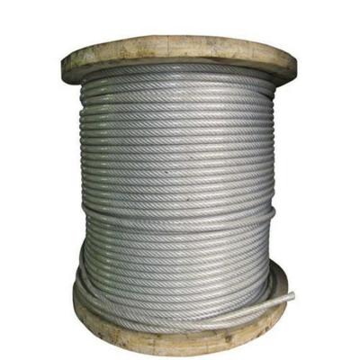 China Industrial Galvanized Rope Smooth Surface/Strong Load Bearing/Good Flexibility Manufacturer High Quality Stainless Steel Wire Rope for sale