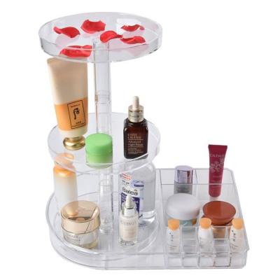 China Factory Directly High Quality Revolving Rotating Makeup Rack Makeup Organizer All-Season Sundries for sale