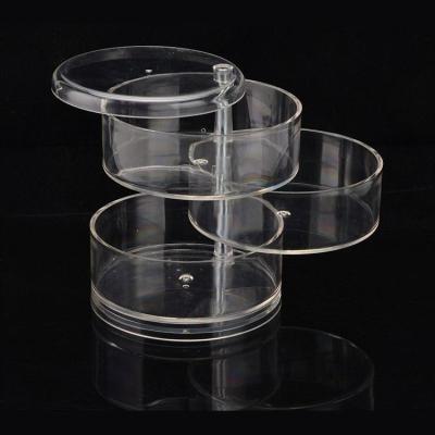 China Large Small Jewelry Organizer Super Transparent Clear Acrylic Box for sale