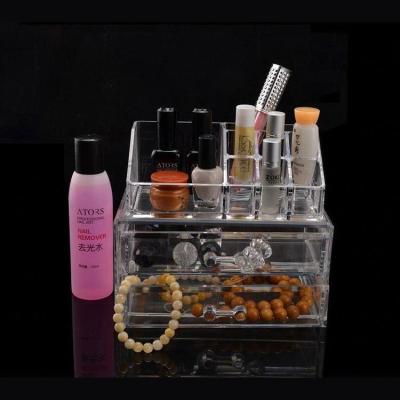 China Super Transparent Wholesale Cosmetic Acrylic Makeup Organizer, Acrylic Clear Jewelry Organizer for sale