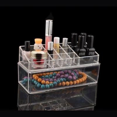 China Factory direct wholesale cheap clear acrylic cosmetic drawer and makeup organizer for sale