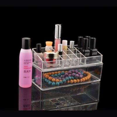 China Popular viable for market factory supply wooden cosmetic organizer with drawers for sale