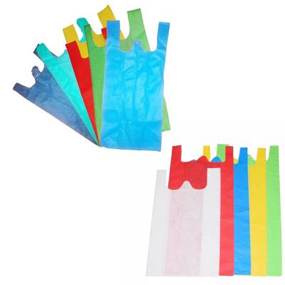 China Convenient factory wholesale best price biodegradable nonwoven nonwoven t-shirt bag shopping vest bags pp for sale