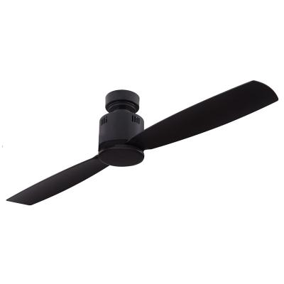 China With 2 Inches Blade Light 52 AC Motor Reversible Matte Black Ceiling Without Light for sale