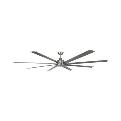 China Modern Customizable Voltage 6 Gear Chrome Bedroom Ceiling Fans With Lights For High Ceilings for sale