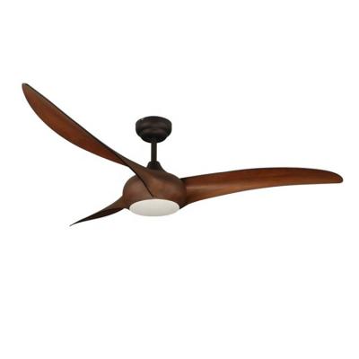 China Decorative Metting Room Three Blades Dc Motor Led Light Ceiling Fan With Remote Control for sale