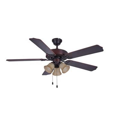 China With LED Ceiling Fan Light China Factory Farmhouse Caged With Light Kit For Warehouse for sale