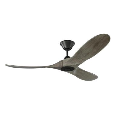 China Contemporary Decorative Dining Room Wall Control 52 Inch Five Leaf Ceiling Fan With Light for sale