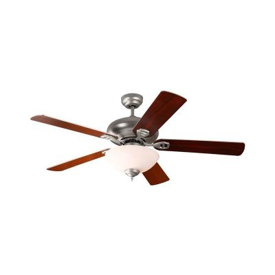 China HOME MINISTRY MEETING HALL 52 Inch Classic Decorative Ceiling Fan etc. MDF Blades Air Cooler With Light for sale