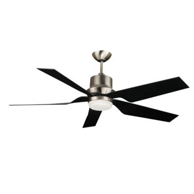 China HOTEL etc OFFICE Room Metting Modern Decorative 52 Inch Five Blade Single Ceiling Fan With Light for sale