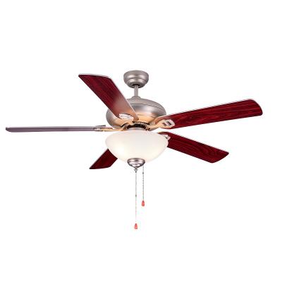 China 2020 Modern New Arrival Decorative Silent Motor 5 Blades Pure Copper Ceiling Fan With Light for sale