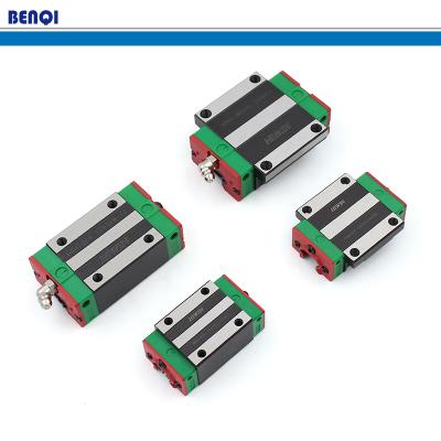 China HIWIN factory hgr20 linear guide rail with 2pcs HGW20CA dovetail blocks for sale