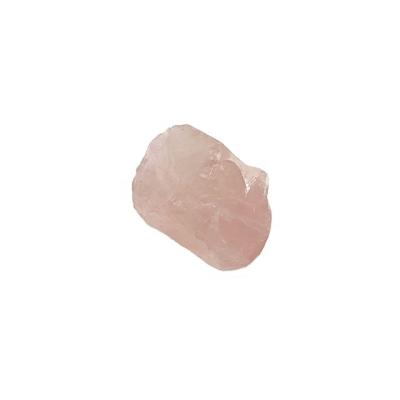 China New Age Home Decor Natural Semi-precious Yoga Meditation Love Stone Rose Rough Quartz Stone for sale