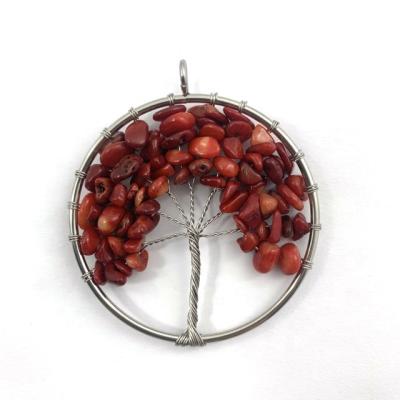 China Wholesale Fashion Accessories Vintage Around 50Mm Coral Tree Of Life Beaded Pendant for sale