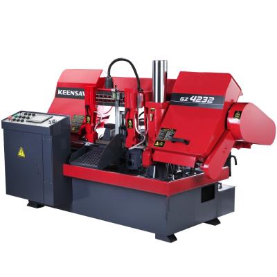 China CNC GZ4232 NEW horizontal automatic metal cutting band saw machine metal cutting band saw for sale