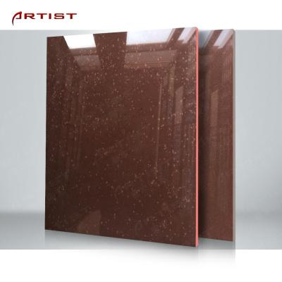 China Ect 60*60 Tile Pink Stain Floor Tile Shiny Outdoor Red Porcelain Polished Hot Selling for sale