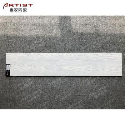 China Rustic Tiles Glazed Ceramic Wood Look Tile Porcelain Tile Wood Grain Wood Look Floor Tile For Bedroom for sale