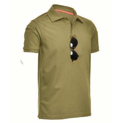 China Men's Loose Comfortable Polo Shirt Summer Leisure Sports Exercise T-shirts Outdoor Short Sleeve Viable Quick-Drying Lapel for sale