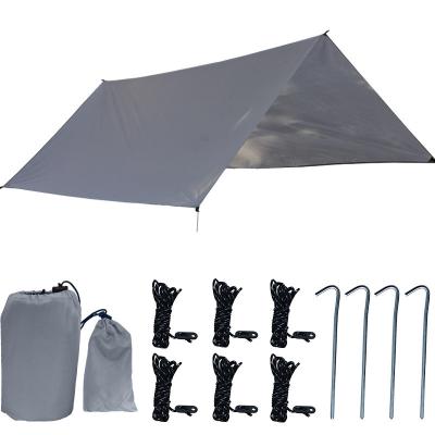 China Lightweight Outdoor Products Square Canopy Sunshade Waterproof Outdoor Camping Sunscreen Screen for sale