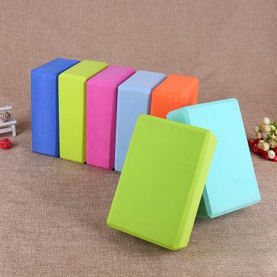 China Anti-skid cheap and sell well multifunctional high density colored EVA foam custom made gym eco fitness yoga block for yoga sports for sale