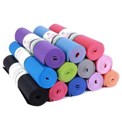 China Custom Logo Non-Slip PVC Pilates Yoga Mat Waterproof 3mm Printing Eco Friendly Gym Wholesale Non-Slip Exercise for sale