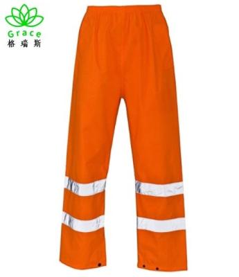 China Road Safety Workplace Security Traffic Vis Viz Visibility Warning Pants High for sale