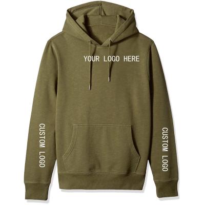 China 100% thick cotton puff high quality printing heavy oversized casual hood Anti-wrinkle with string logo pullover sleeve men custom hoodie for sale