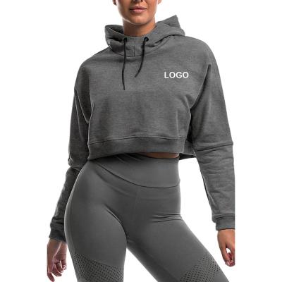 China Anti-wrinkle new arrival pullover women crop top Hoodie sweatpants and hoodie set custom embossed hoodie for sale