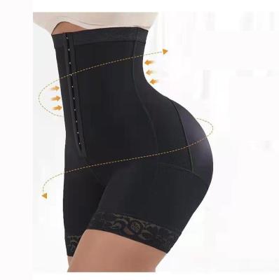 China Antibacterial Women Hi-Waist Trainer Adjustable Hooks Tummy Control Underwear Butt Lifter Body Shaper Panties for sale