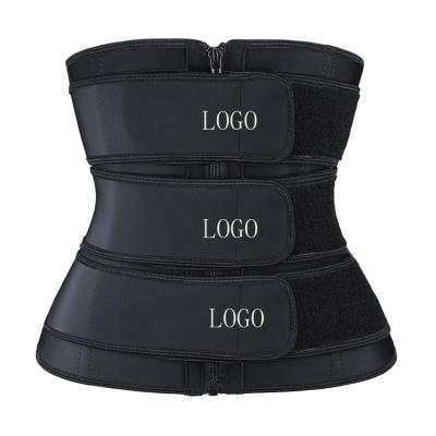 China Wholesale Trend 3 Viable Belt Latex Waist Trainer Corset Best Zipper Corset Women Coset Waist Trainer for sale