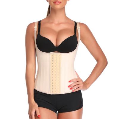 China Hotselling Latex 25 Antibacterial Antibacterial Latex 25 Waist Trainer Colombian Corset Waist Trainer Steel Boned Vest Women Sexy à venda