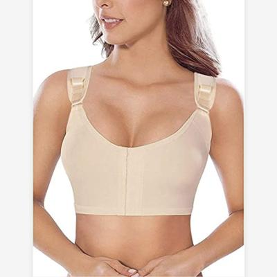 China 2020 Women Ladies Shoulder Adjustable Surgery Recovery Yoga Sports Bra Breathable Sexy Breast Shaper à venda