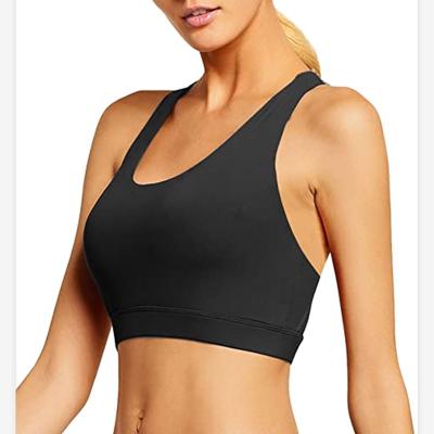 중국 2020 Hot Selling Fitness Running Women Yoga Seamless Sports Bra Cross Back Sports Bra 판매용