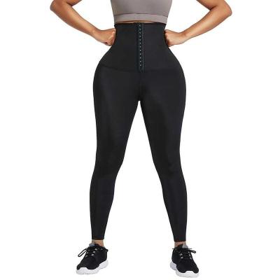 China QUICK DRY Women Sauna Sweat Weight Loss Slimming Thermo Hot Trainer Yoga Legging Neoprene Pants Waist Trainer for sale