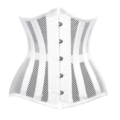 중국 3XL Waist Corset Steel Boned Tight Breathable Fitness Mesh Gauze Girdle Waist Clip 24 Plus Antibacterial 판매용