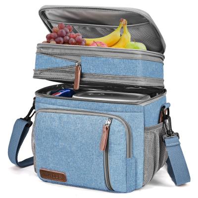 China Waterproof Lunch Box For Adults Men Women Lunch Bag Kids Insulated Reusable Cooler Tote Bag To Keep Food Fresh And Hot for sale