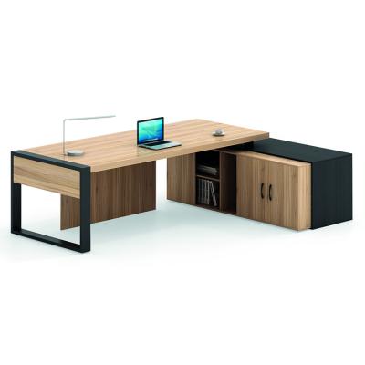 China (Size) Adjustable Practical Environmental Boss Executive Wooden Office Desk Set for sale