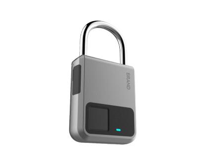 China 2020 Zinc Alloy Newest Gym Colorful Biometric Fingerprint Lock Home Padlock for sale