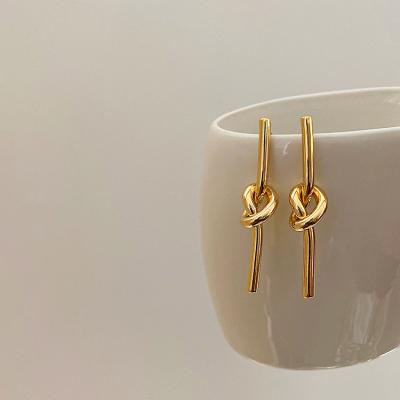 China Fashion Nickel Free Jewelry Gold Plated Earrings With Unique Design Women's Jewelry for sale