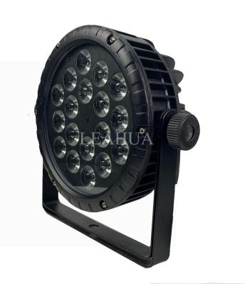 China Factory Sale Outdoor Waterproof Uplight 18x10w LED Par Garden IP65 Uplight RGBW Step Lighting Flat Waterproof Led Par Light for sale