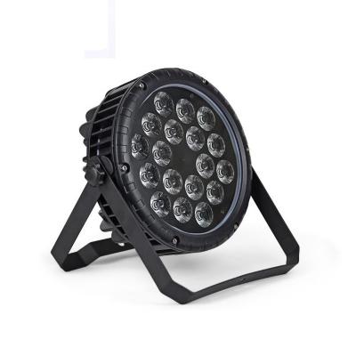 China 18x10w Waterproof Hot Selling Outdoor Garden IP65 Uplight RGBW Step Lighting Flat Waterproof Led Par Light for sale